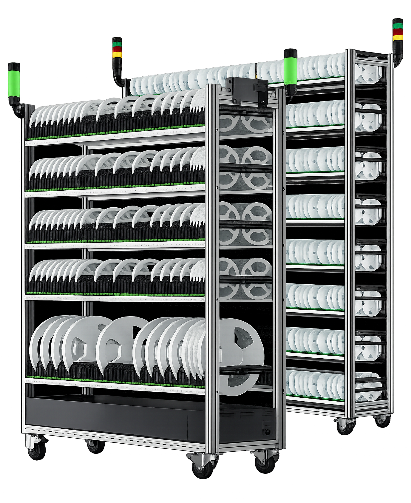 Умные стеллажи для SMD компонентов с pick-to-light индикацией